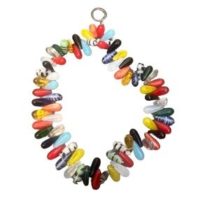 Collectible‎ Czech Glass Wedding Beads Necklace  - Bulb Shape